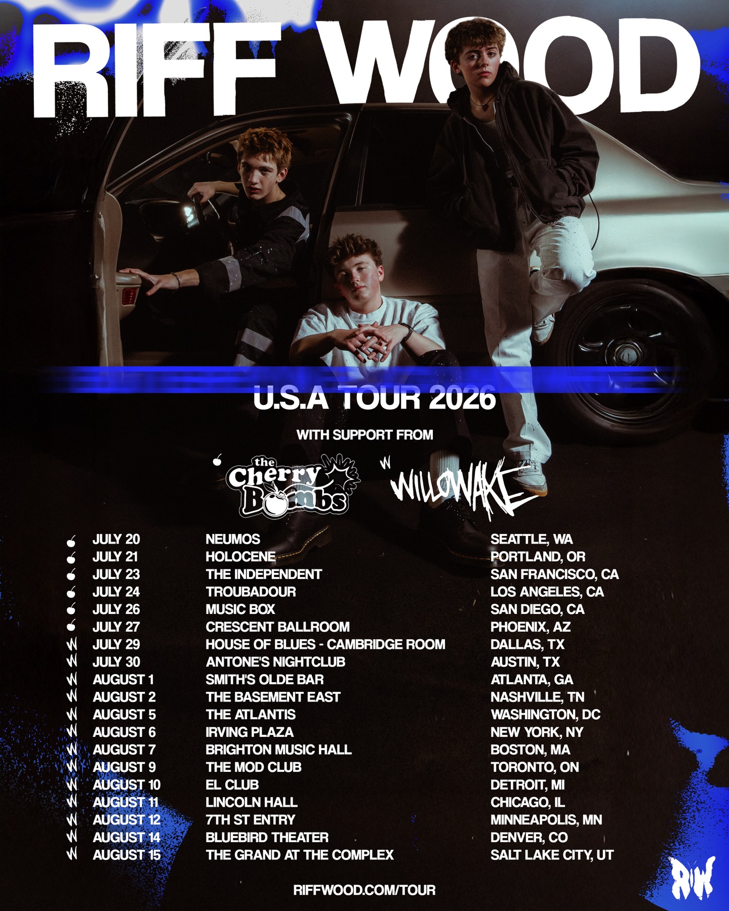 Riff Wood Tour Poster 2026